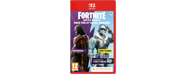 Amazon: Fortnite Pack Feu et Glace (Switch 2) &agrave; 14,99&euro; (au lieu de 29,99&euro;)