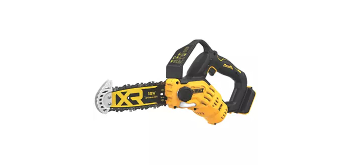 Screwfix: Tronçonneuse élagage DeWalt DCMPS520N-XJ 20cm brushless à 139,99€ (au lieu de 169,99€)