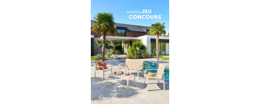 Hesperide: 1 salon de jardin PIAZZA Argile 4 places (valeur 299&euro;) &agrave; gagner