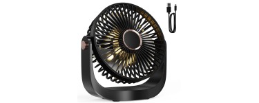 Amazon: Ventilateur de Table Aicpan - Rechargeable USB, 3000 mAh à 11,89€ (au lieu de 17,26€)