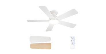 Amazon: Ventilateur de plafond Passky 107cm - &eacute;clairage, t&eacute;l&eacute;commande, moteur CC &agrave; 80,98&euro;