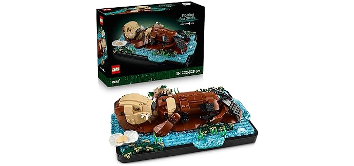 Amazon: LEGO® Ideas Les Loutres Câlines (21366) à 99,99€ (au lieu de 109,99€)