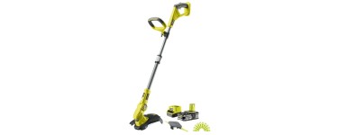 Leroy Merlin: Coupe-bordures sans fil RYOBI One+ Rlt183225fpk, 18V, l.30 cm, 1 batterie 2,5Ah à 99€ (via ODR de 20