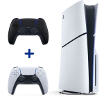 Cdiscount: Console PS5 Slim + 2&egrave;me manette Midnight Black (PS5) &agrave; 589&euro;
