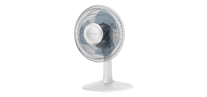 Amazon: Ventilateur de table Rowenta Essential+ VU2330F2 - 34 m³/min, 3 vitesses à 43,99€
