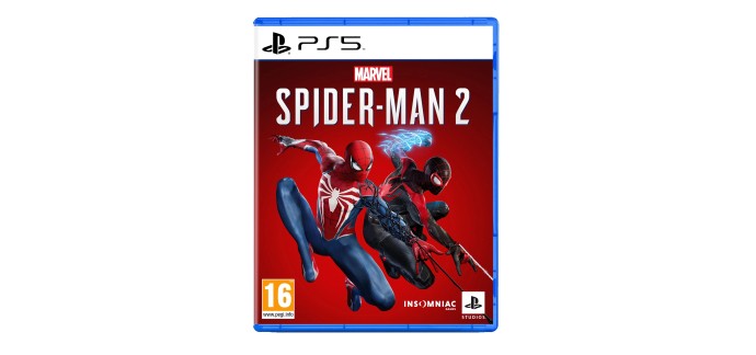 Amazon: Spider-Man 2 sur PS5 à 32,13€ (au lieu de 57,74€)