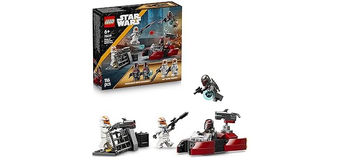 Amazon: LEGO® Star Wars™ Battle Pack The Siege of Mandalore (75449) à 13,99€ (au lieu de 19,99€)