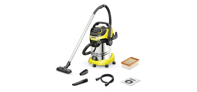 Cdiscount: Aspirateur eau et poussière Karcher WD 6 P S - Cuve inox 30L, 1300W à 139,99€ (au lieu de 189€)