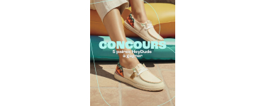 Besson Chaussures: 5 paires de HeyDude pour femme &agrave; gagner