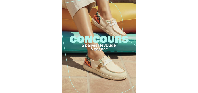 Besson Chaussures: 5 paires de HeyDude pour femme à gagner