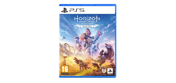 Amazon: Horizon Zero Dawn Remastered sur PS5 à 19.99€