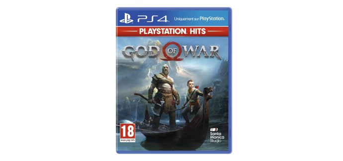 Amazon: God Of War PS4 à 8,93€ (au lieu de 16,19€)