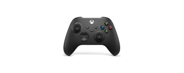 Amazon: Manette sans fil Xbox Carbon Black à 42,44€ (au lieu de 54,90€)