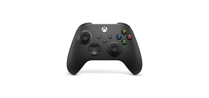 Amazon: Manette sans fil Xbox Carbon Black à 42,44€ (au lieu de 54,90€)