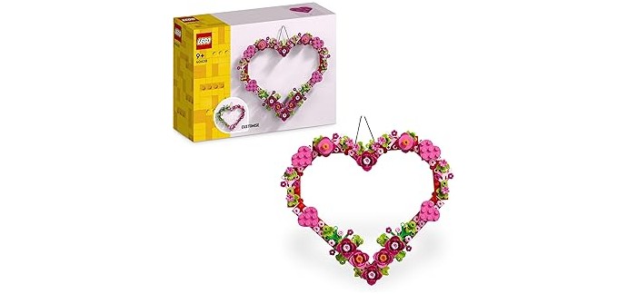 Amazon: LEGO® Heart Shaped Decoration (40638) à 9,99€ (au lieu de 12,99€)