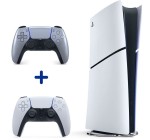 Cdiscount: Pack PS5 Slim Digital + 2&egrave;me manette Sterling Silver &agrave; 529&euro;