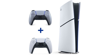 Cdiscount: Pack PS5 Slim Digital + 2&egrave;me manette Sterling Silver &agrave; 674,98&euro;