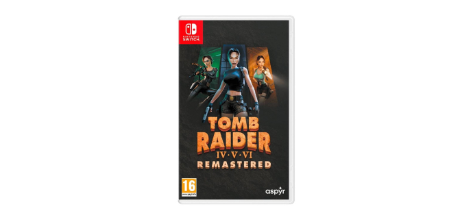 Carrefour: Tomb Raider IV-VI Remastered (Switch) à 19,99€ (au lieu de 29,99€)