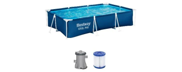 LIDL: Bestway Piscine tubulaire Steel Pro 300x201x66cm - 3300L &agrave; 99&euro; (au lieu de 109&euro;)