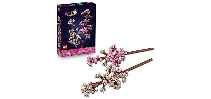Amazon: LEGO® Botanicals Cherry Blossoms (40725) à 11,99€ (au lieu de 14,99€)