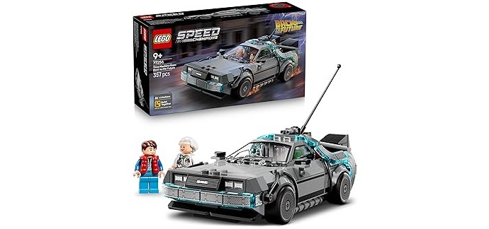 Amazon: LEGO® Speed Champions Back to the Future Time Machine (77256) à 20,99€ (au lieu de 27,99€)