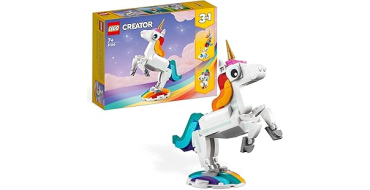 Amazon: LEGO&reg; Creator 3-en-1 La licorne magique (31140) &agrave; 7,99&euro; (au lieu de 9,99&euro;)