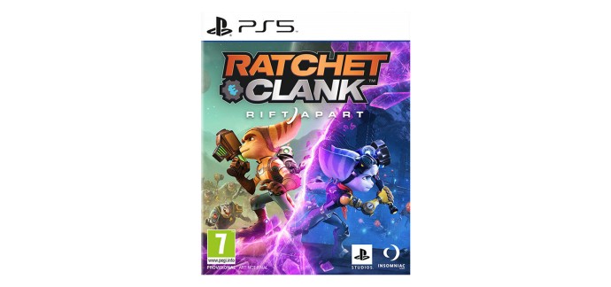 Amazon: Ratchet and Clank Rift Apart (PS5) à 32,13€ (au lieu de 69,99€)