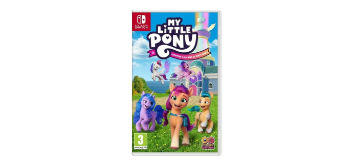 Amazon: My Little Pony Aventure à la Baie de Port-Poney (Switch) à 26,51€ (au lieu de 49,99€)