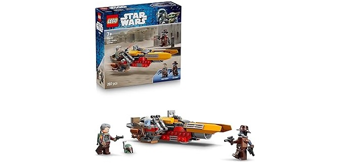 Amazon: LEGO® Star Wars™ Cobb Vanth's Speeder (75437) à 20,99€ (au lieu de 29,99€)