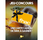 Gaumont Path&eacute;: 1 carte cadeau Fnac de 500&euro; &agrave; gagner