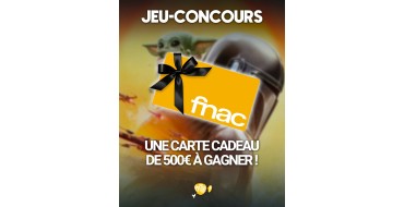 Gaumont Pathé: 1 carte cadeau Fnac de 500€ à gagner