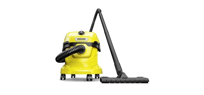 Carrefour: Aspirateur eau et poussière Karcher WD 2 Plus V-12/4/18 à 51.99€
