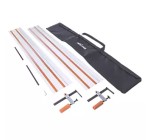 Screwfix: Lot de 2 rails de guidage scie circulaire Evolution ST2800 2x1400mm à 79,99€ (au lieu de 99,99€)