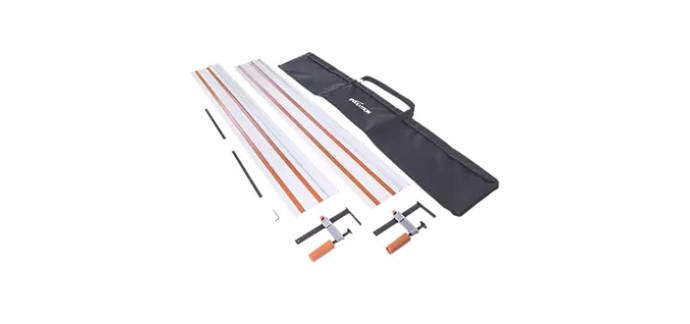 Screwfix: Lot de 2 rails de guidage scie circulaire Evolution ST2800 2x1400mm à 79,99€ (au lieu de 99,99€)