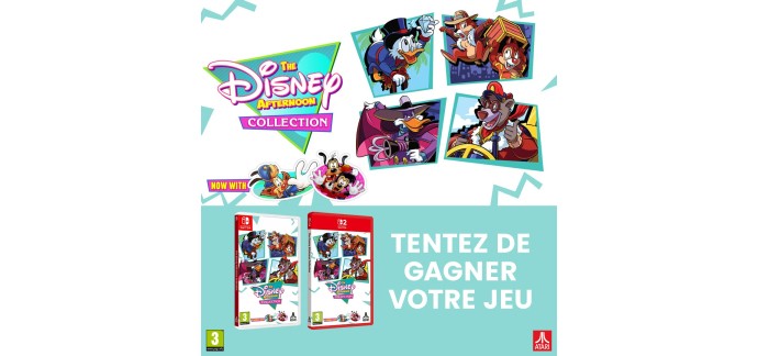 Micromania:  1 exemplaire du jeu Switch Disney Afternoon Collection &agrave; gagner