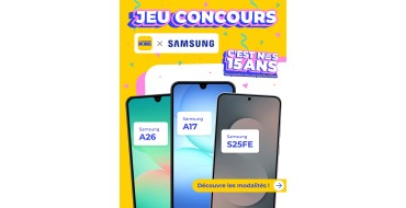 La Poste: 1 smartphone Samsung A26, A17 ou S25FE à gagner