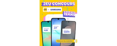 La Poste: 1 smartphone Samsung A26, A17 ou S25FE à gagner