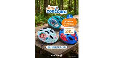 E.Leclerc: 1 casque v&eacute;lo aux couleurs de La Reine des Neiges, Spider-Man ou Stitch &agrave; gagner