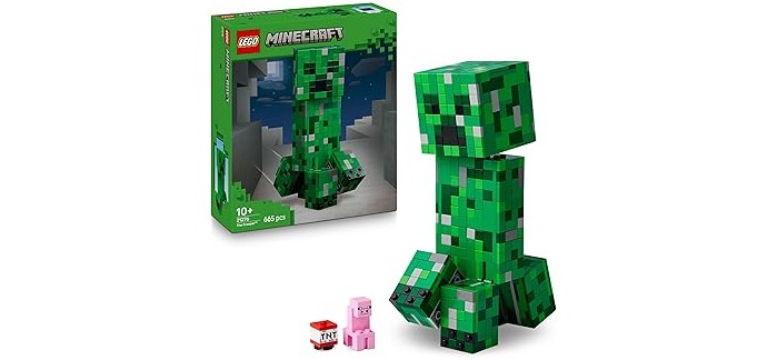 Amazon: LEGO® Minecraft The Creeper (21276) à 30,99€ (au lieu de 39,99€)