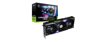 Amazon: Carte graphique MSI RTX 5060 Ti 8G Gaming Trio OC &agrave; 349&euro; (au lieu de 390&euro;)