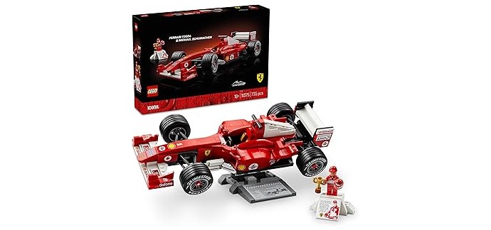 Amazon: LEGO® Icons Ferrari F2004 (11375) à 74,99€ (au lieu de 89,99€)