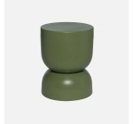 Sweeek: Table d'appoint en métal vert kaki Ø32 à 48,99€ (au lieu de 69,99€)