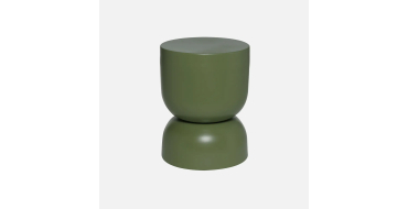 Sweeek: Table d'appoint en m&eacute;tal vert kaki &Oslash;32 &agrave; 48,99&euro; (au lieu de 69,99&euro;)