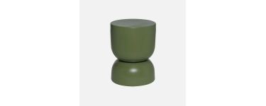 Sweeek: Table d'appoint en m&eacute;tal vert kaki &Oslash;32 &agrave; 48,99&euro; (au lieu de 69,99&euro;)