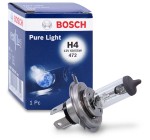 Amazon: Lampe de phare Bosch Pure Light H4 12V 60/55W à 2,50€ (au lieu de 5,30€)