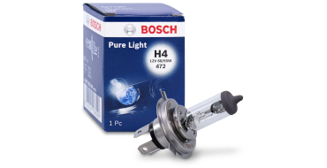 Amazon: Lampe de phare Bosch Pure Light H4 12V 60/55W &agrave; 2,50&euro; (au lieu de 5,30&euro;)