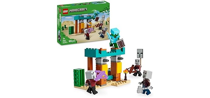 Amazon: LEGO Minecraft Desert Patrol (21267) à 12€ (au lieu de 14.99€)