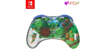 Amazon: Manette PDP REALMz Minecraft pour Nintendo Switch &agrave; 34,99&euro; (au lieu de 57,27&euro;)