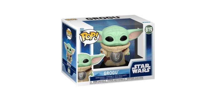 Amazon: Funko Pop Grogu – The Mandalorian et Grogu (Figurine) à 14,90€ (au lieu de 16,99€)