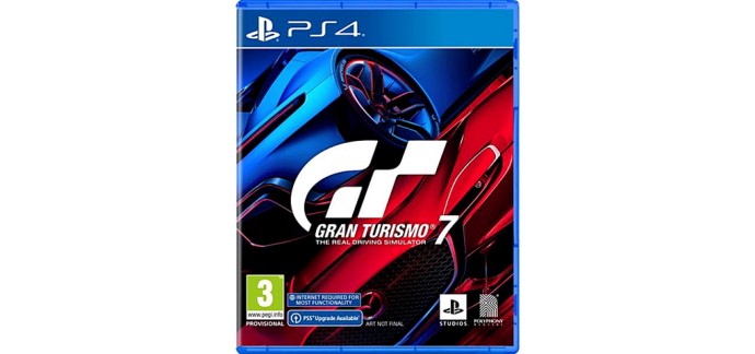 JoyBuy: Gran Turismo 7 - PS4 - Version Française à 29,99€ (au lieu de 69,99€)